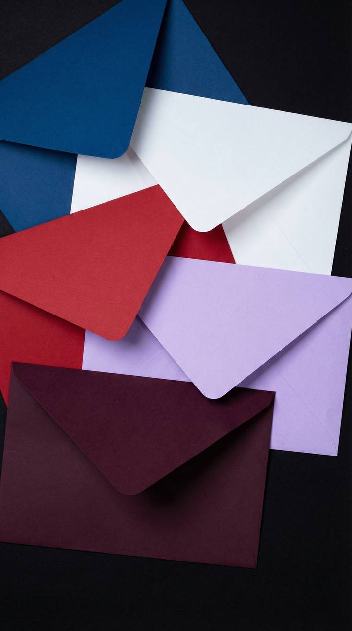 Цветные конверты